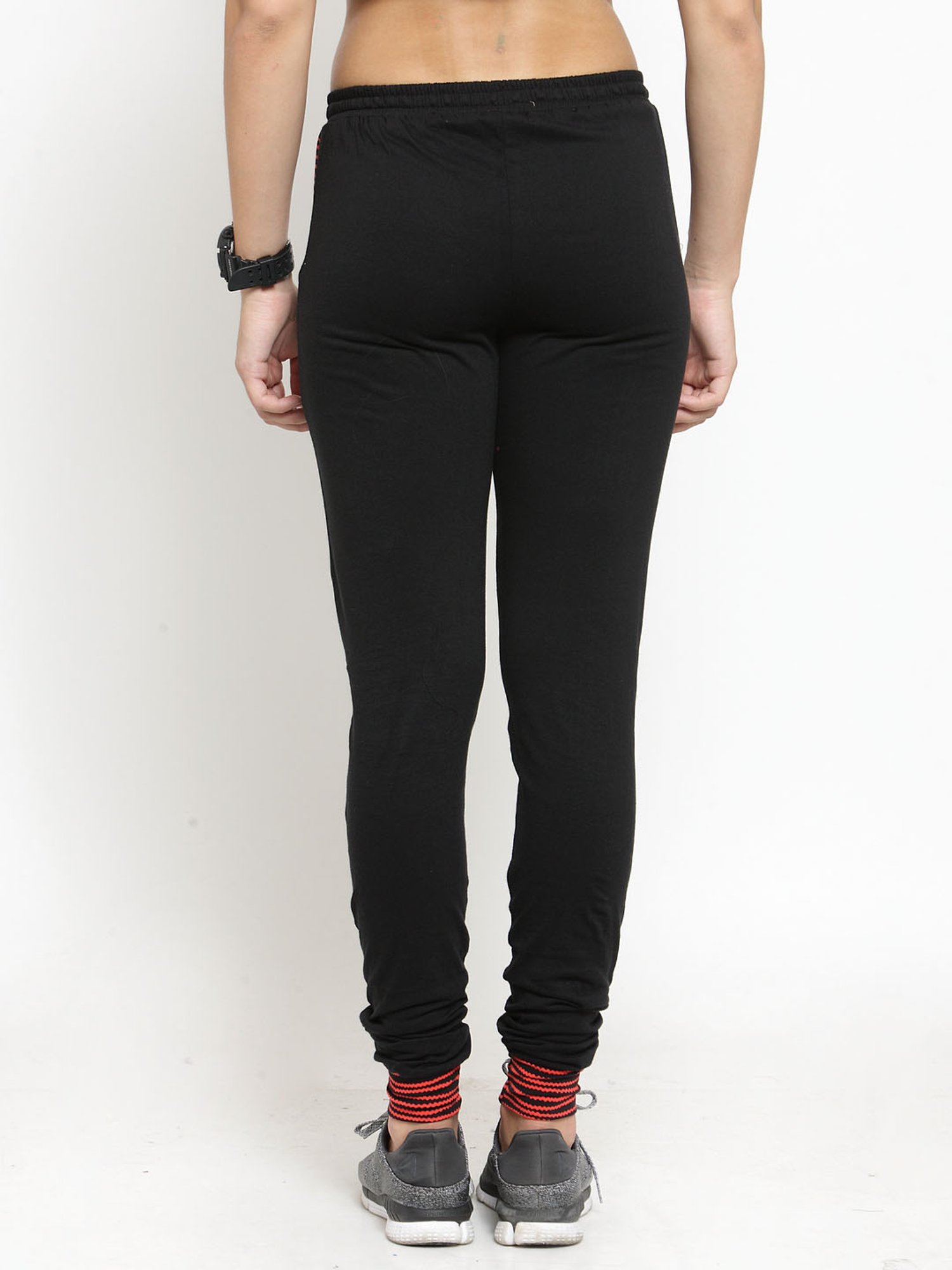 Boston Club Black Cotton Trackpants