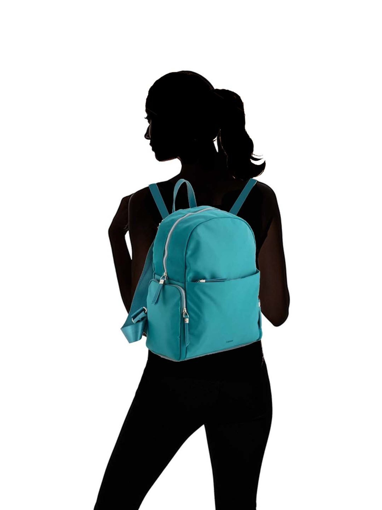 CARPISA Blue Fabric Medium Backpack