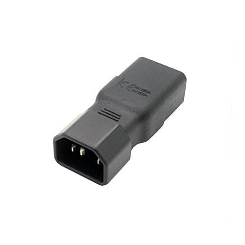 C14 to C19, PDU UPS Power IEC  C14 Male to  C19 Female Adapter IEC C19 to C14 Connector NEW