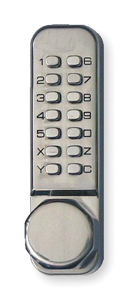 KABA LD4513532D41 Push Button Lock,Entry,Passage,Stainless