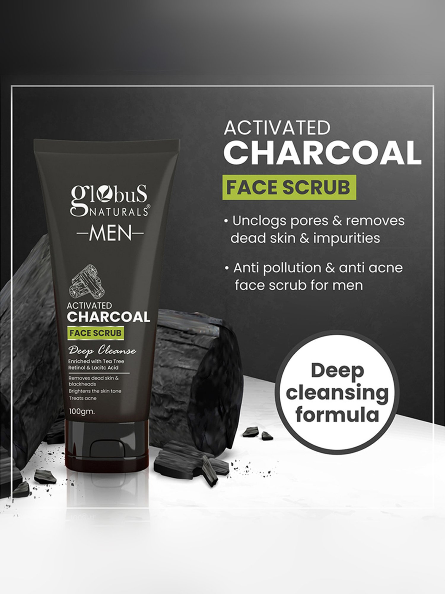 Mancode Detoxifying De Tan, Vitamin C & Acne Control Tea Tree Foaming Facewash (Pack of 3)