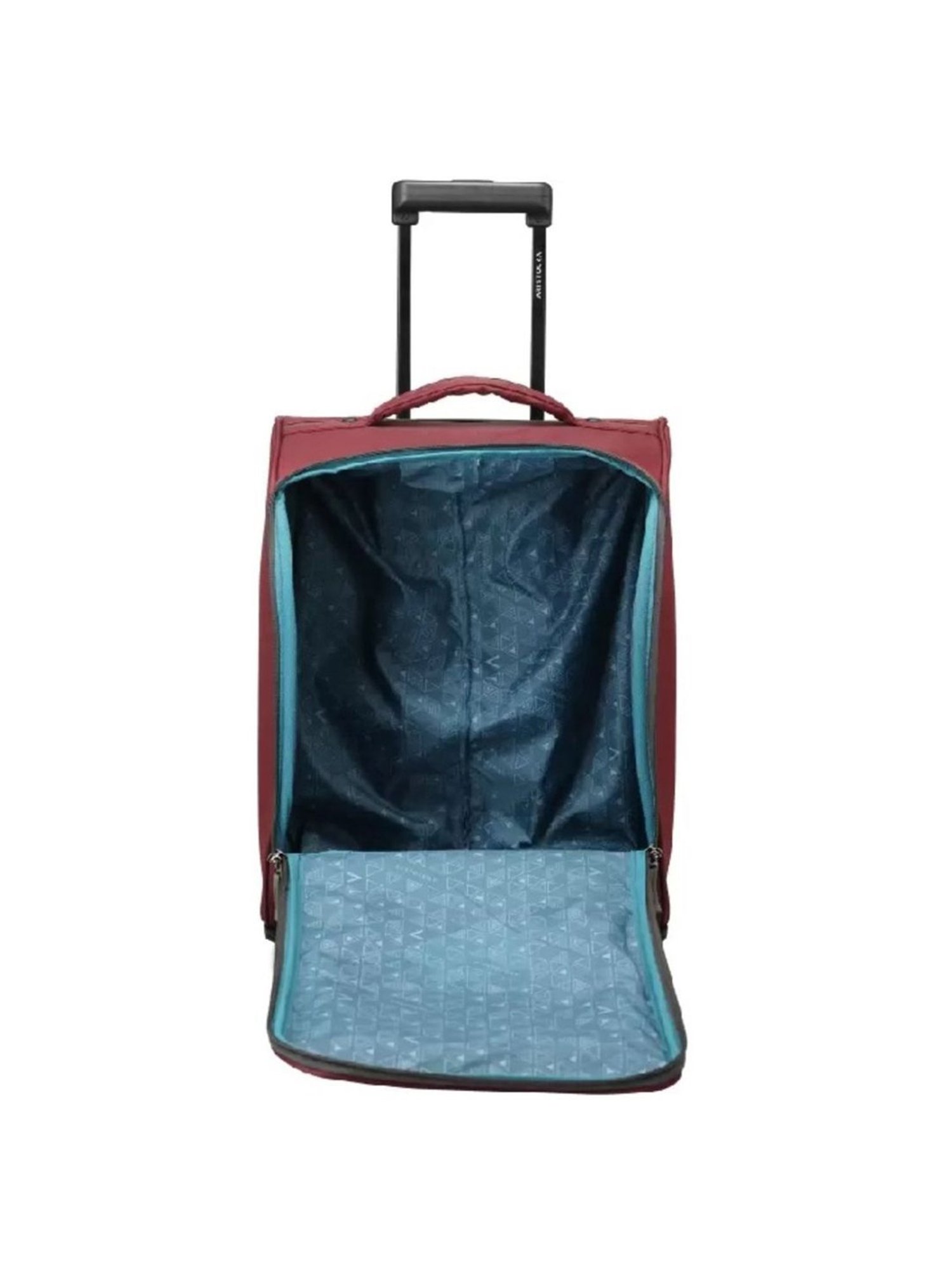 Aristocrat Drive Red Solid Soft Cabin Trolley Bag - 28 Cm