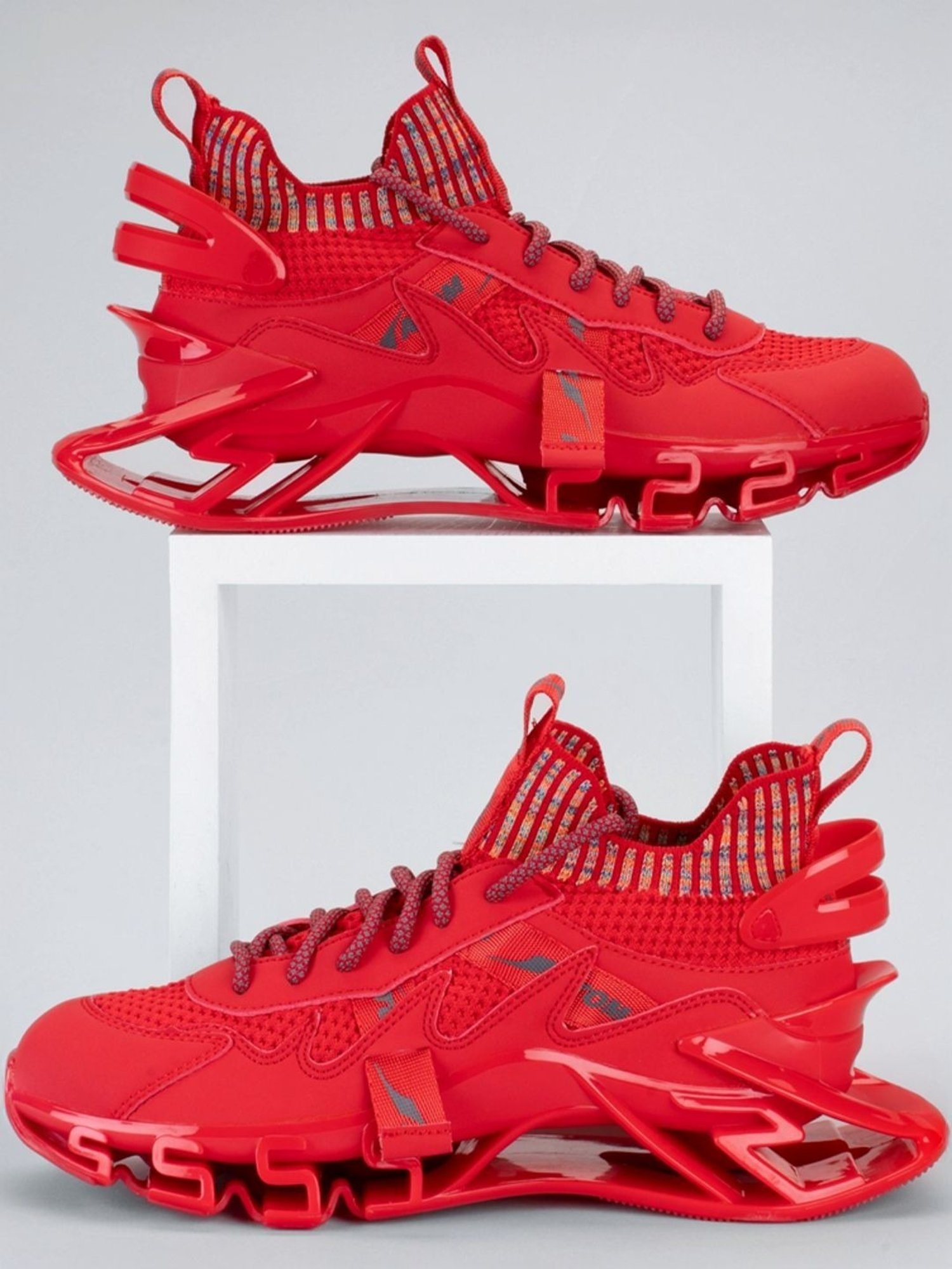 Atom Men's Spring Edge Alpha 2 Red Running Shoes