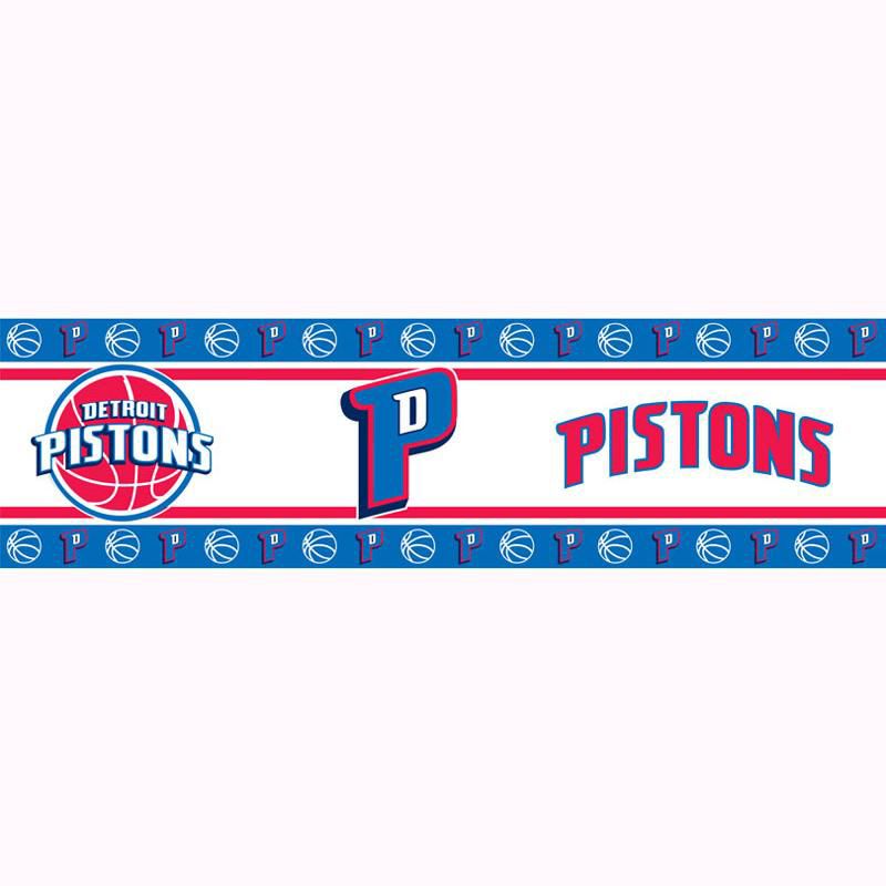 NBA Self Stick Wall Border - Detroit Pistons..