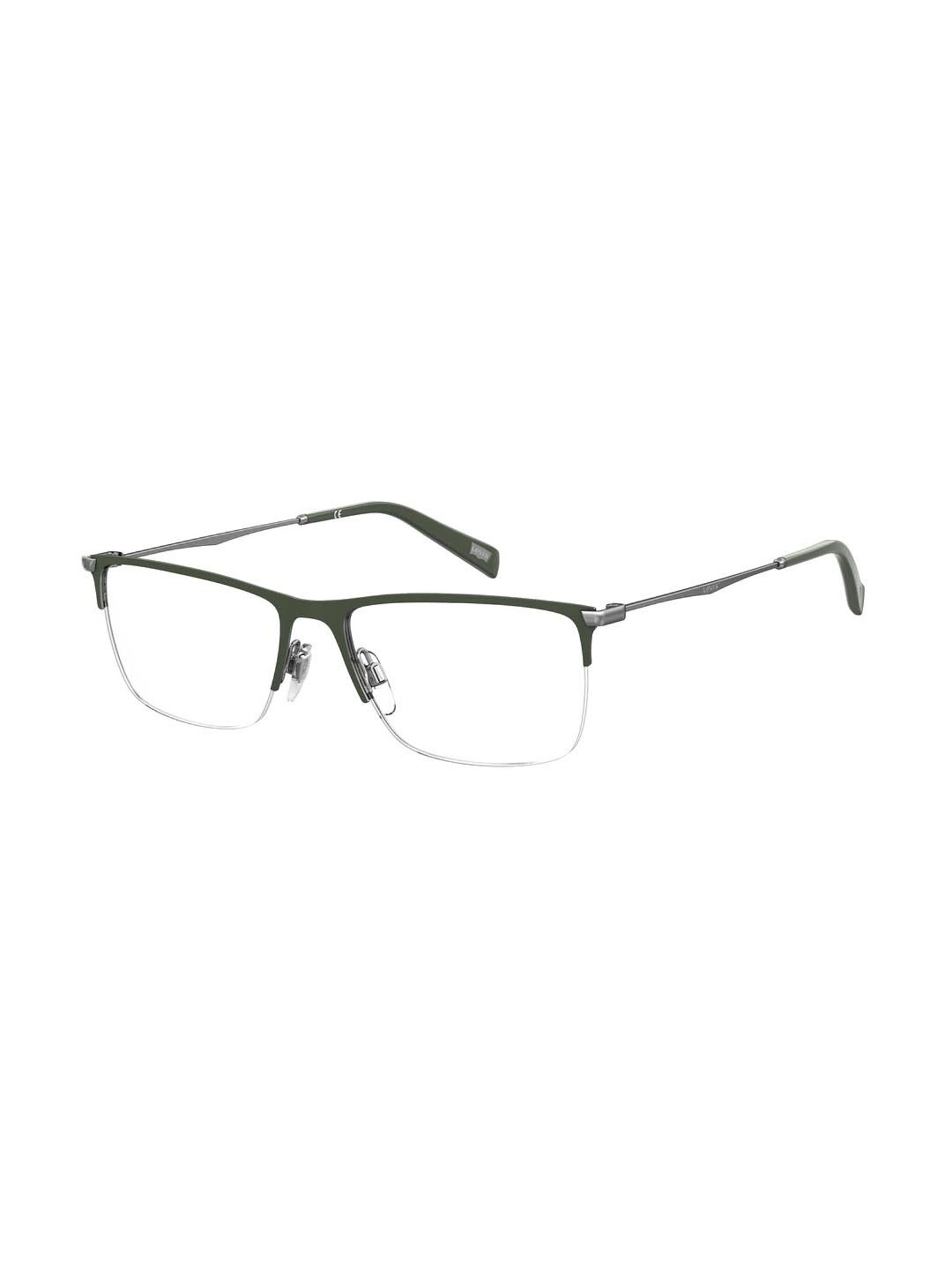 Levi's Green Rectangular Eye Frames for Men