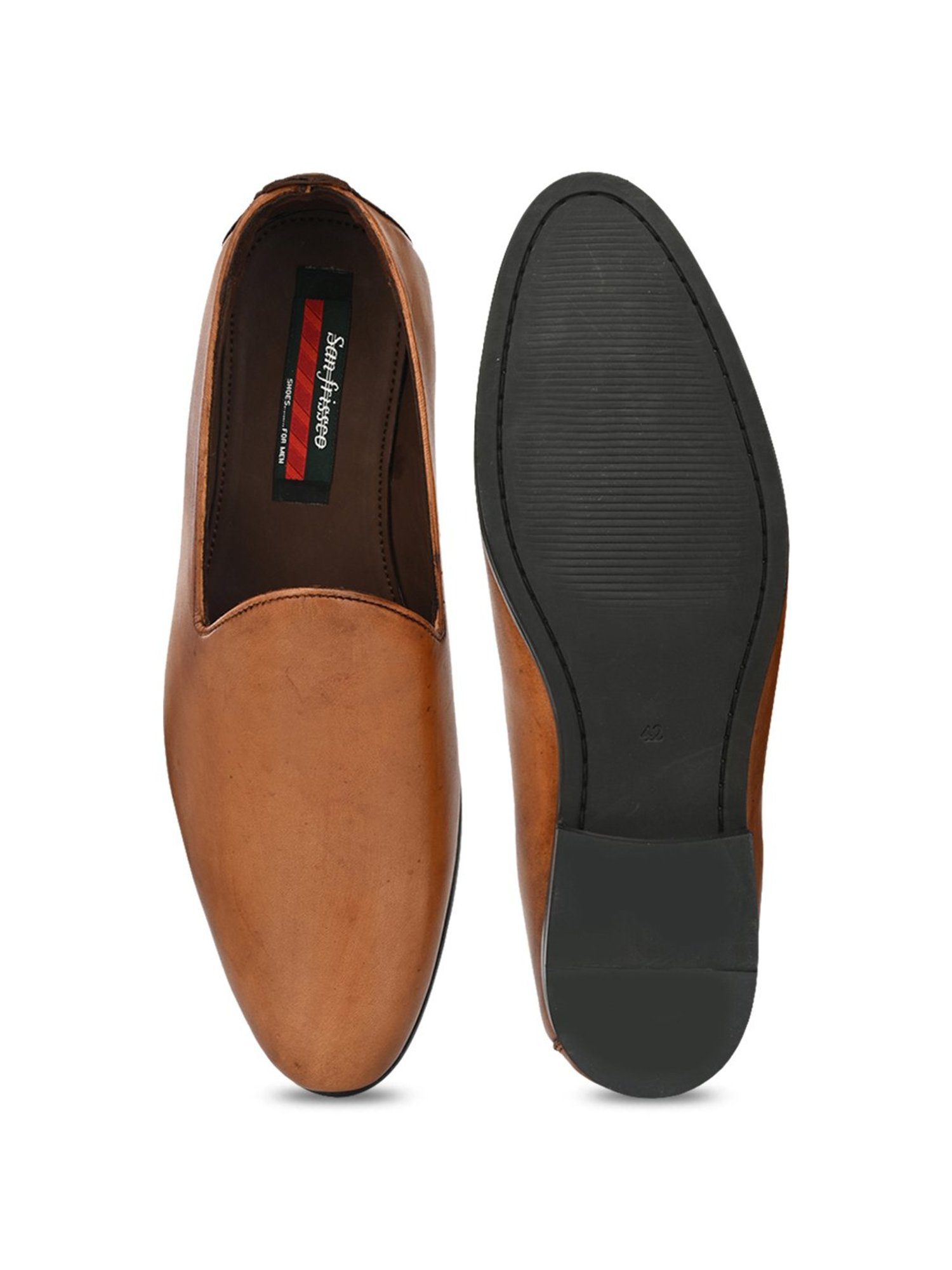 San Frissco Tan Casual Slip-Ons
