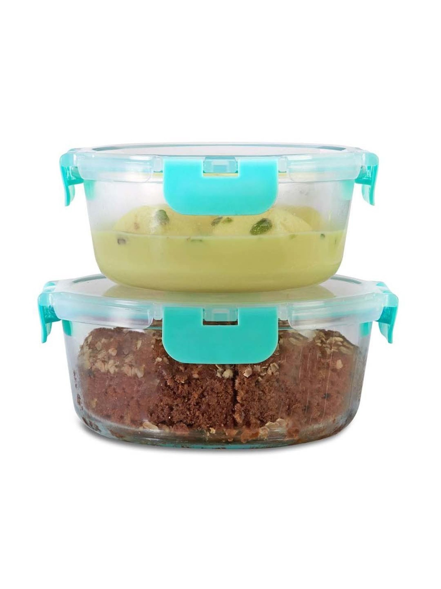 Allo Borosilicate Glass Containers with Lids Microwave Safe Container for Glass Storage Containers