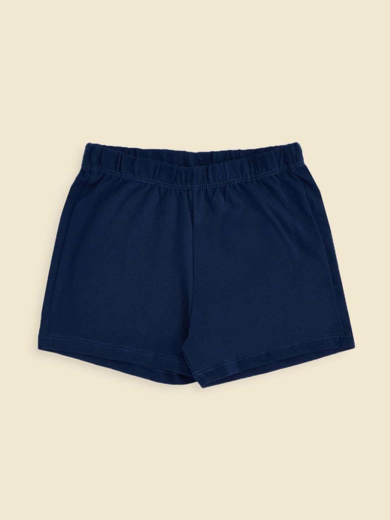 Pantaloons Baby Yellow & Navy Cotton Printed T-Shirt Set