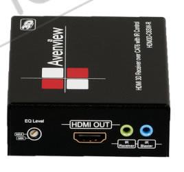 HDMI 3D Receiver over CAT5/6 with IR Control for 4X4 and 8X8 HDMI Matrix Switch