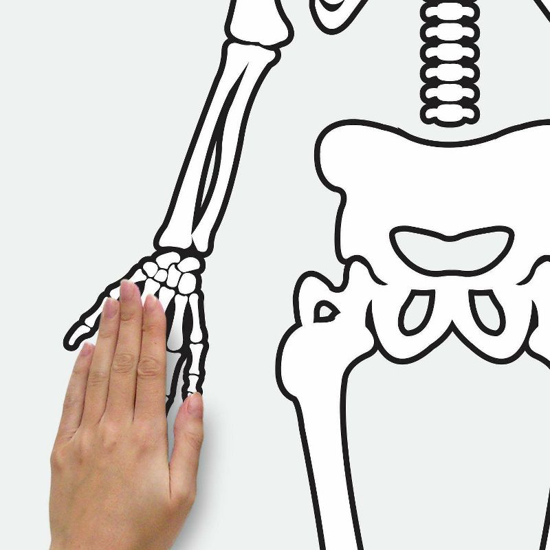 Skeleton Glow in the Dark Peel and Stick Giant Wall Decal - RoomMates