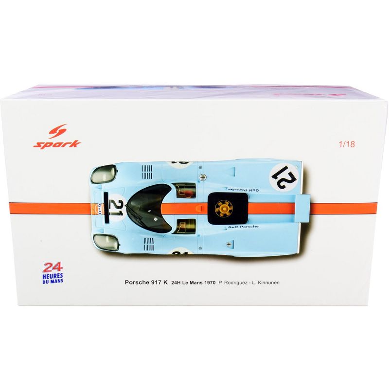 Porsche 917K #21 P. Rodriguez - L. Kinnunen "Gulf Oil" 24H of Le Mans (1970) 1/18 Model Car by Spark