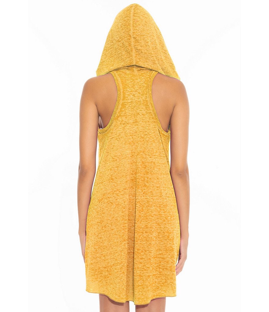 Tommy Bahama Midnight Orchid Tropical Print Scoop Neck Ruffle Hem Spa Dress