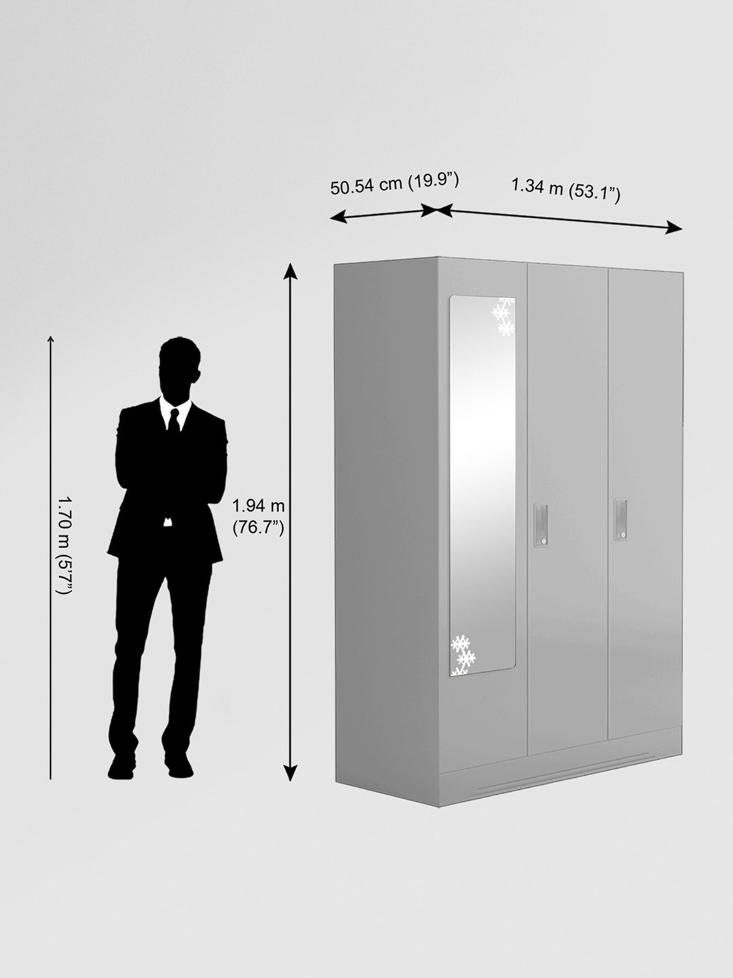 Home Basics 5 Dual Hook Chrome Plated Steel Over the Door Hanging Rack