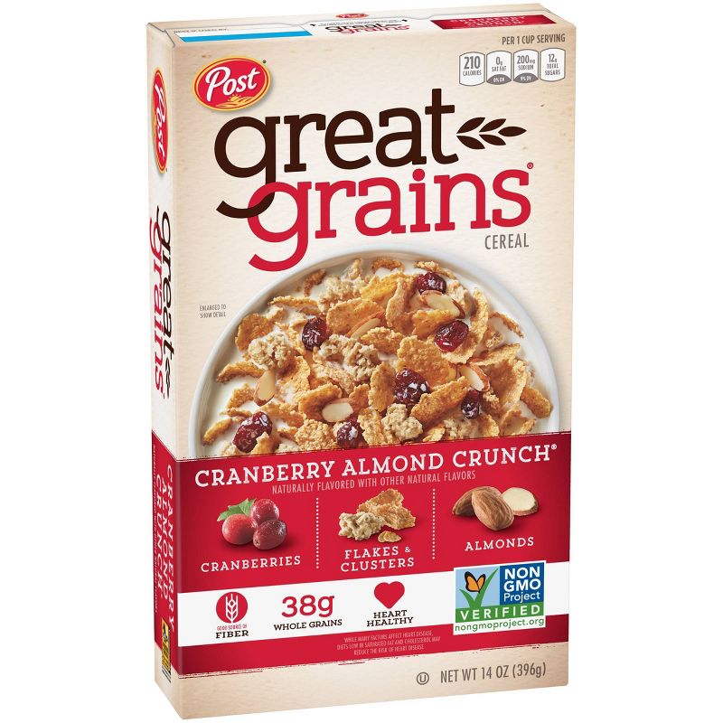 Great Grains Cranberry Almond Crunch Breakfast Cereal - 14oz - Post