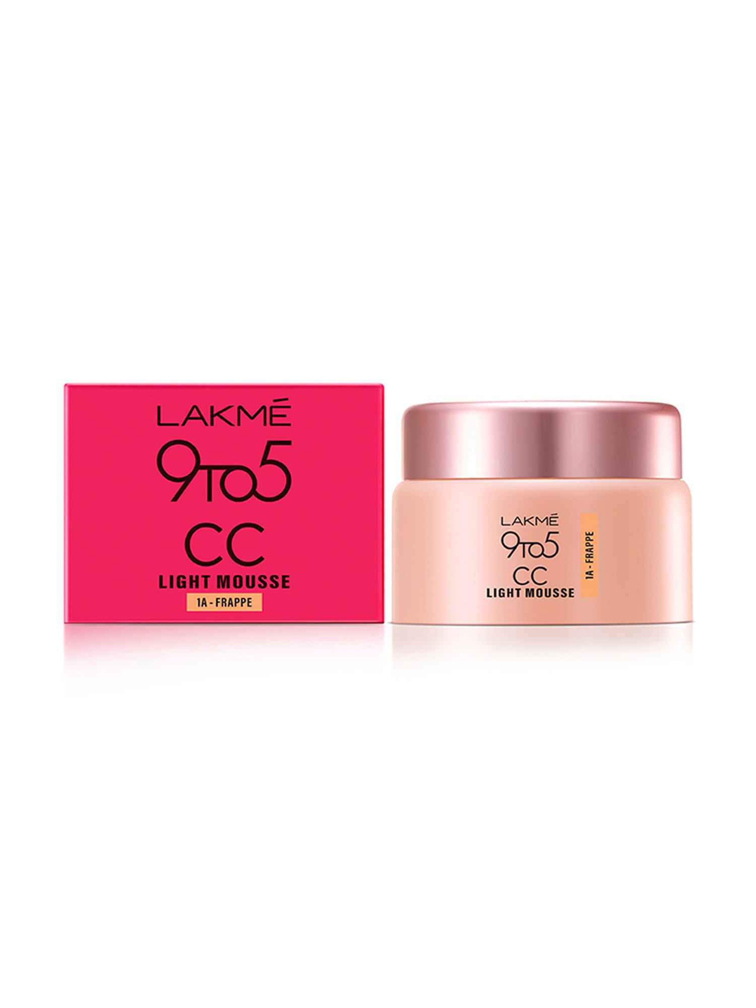 Lakme 9 To 5 CC Light Mousse 1A Frappe - 25 gm