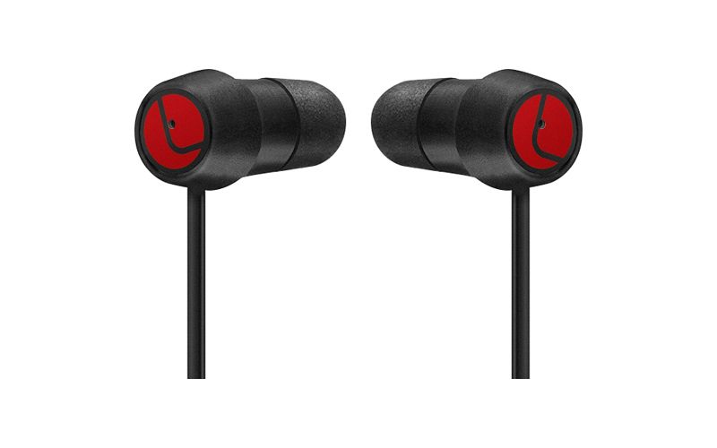 Lucid HearBand Earset - Stereo - Wireless - Bluetooth - Earbud, Behind-the-neck - Binaural - In-ear - White, Gray