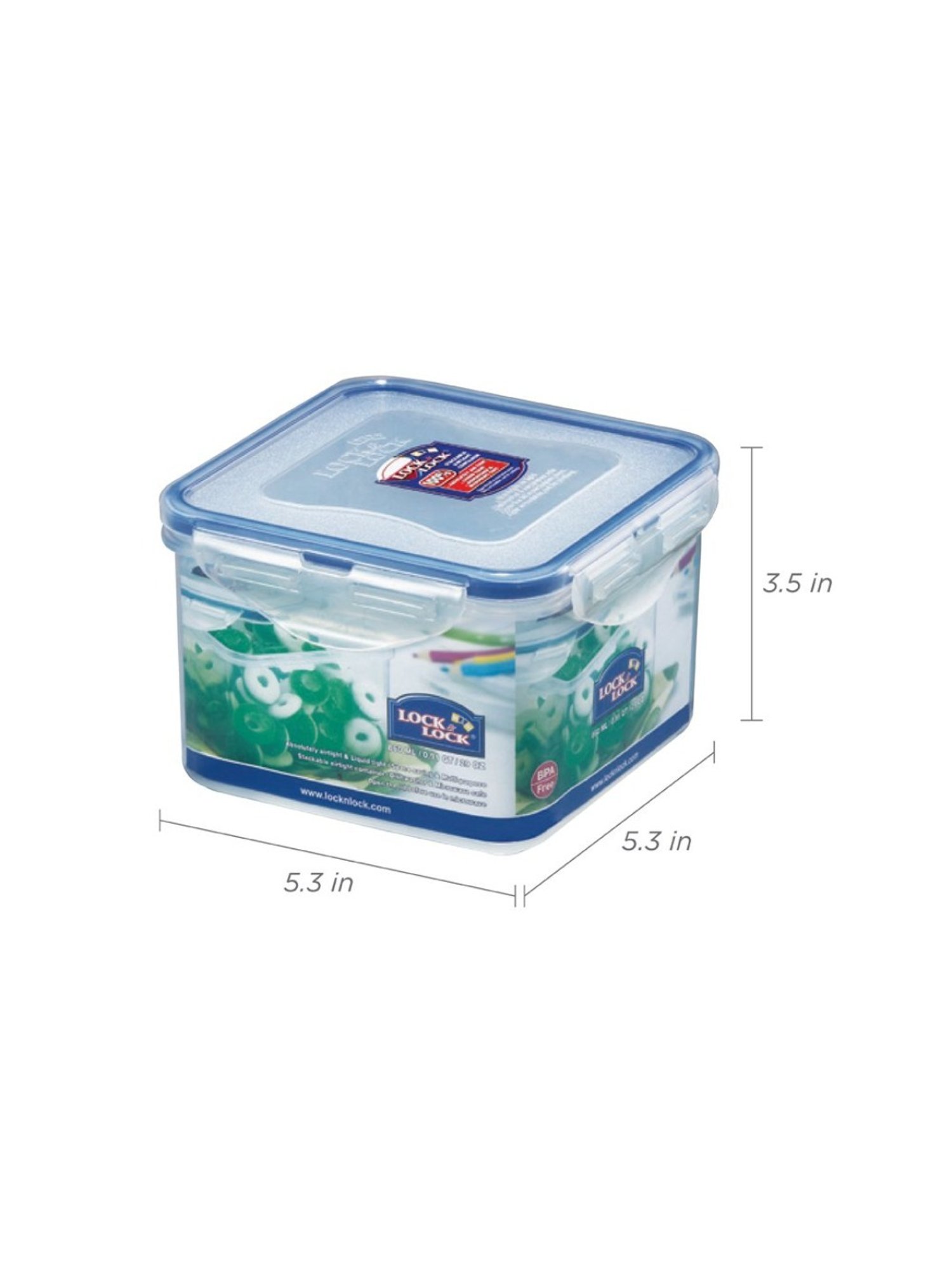 Lock & Lock Transparent Plastic Container - 860ml