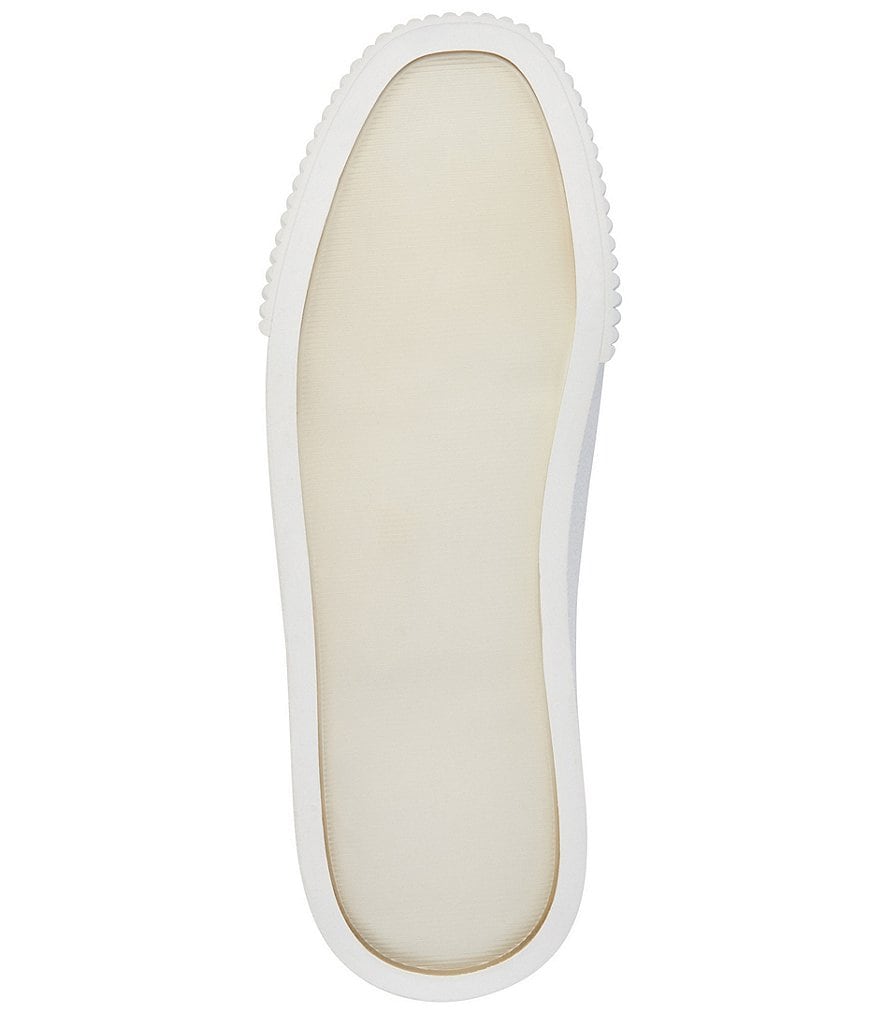 KARL LAGERFELD PARIS Josie Iridescent Leather Logo Slip-On Sneakers