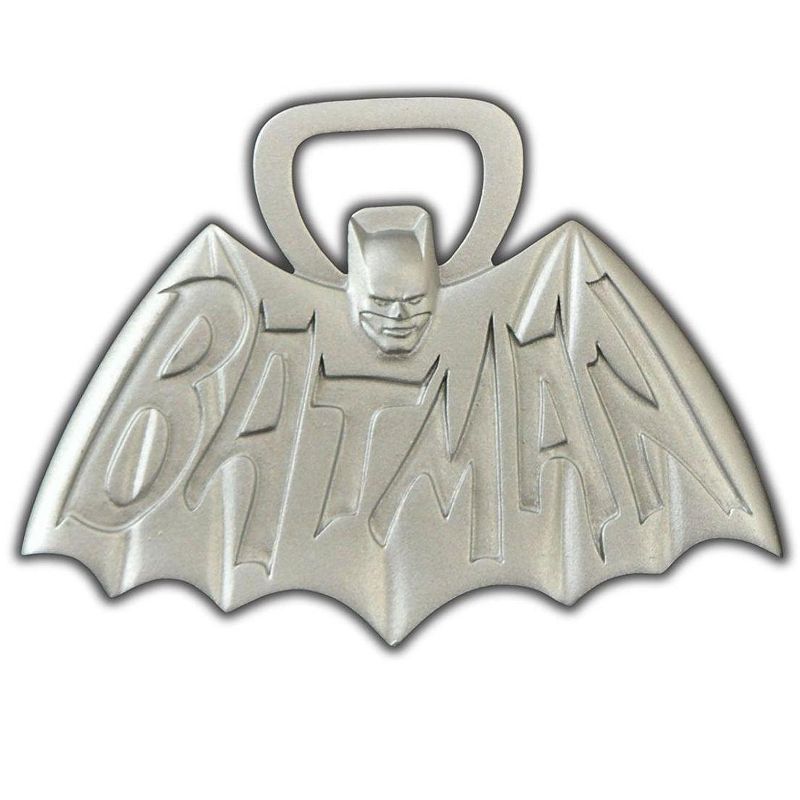 Diamond Comic Distributors, Inc. Batman 1966 TV Logo 4" Metal Bottle Opener