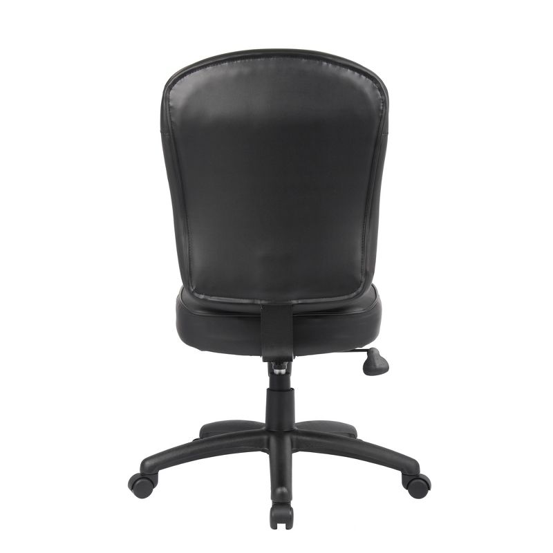 Leather Task Chair - Black - Boss