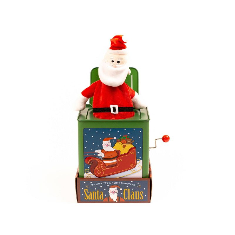 'Santa Jack-in-the-Box' Bouncing Spring Toy