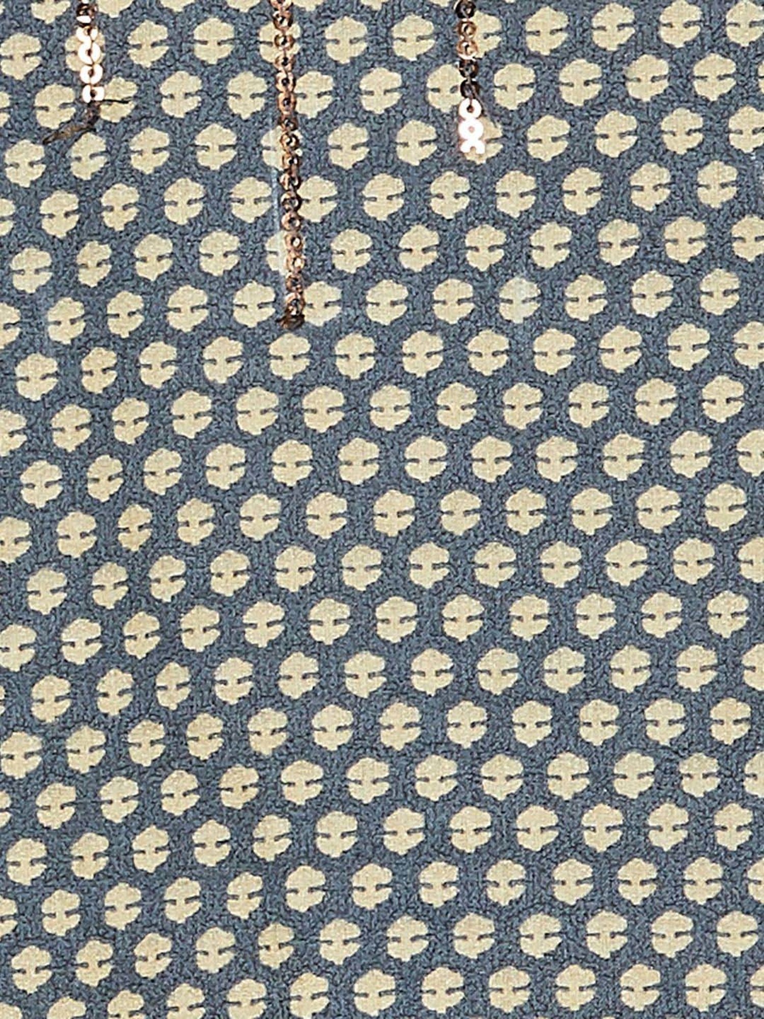 Melange by Lifestyle Black Cotton Printed Kurta Pant Set