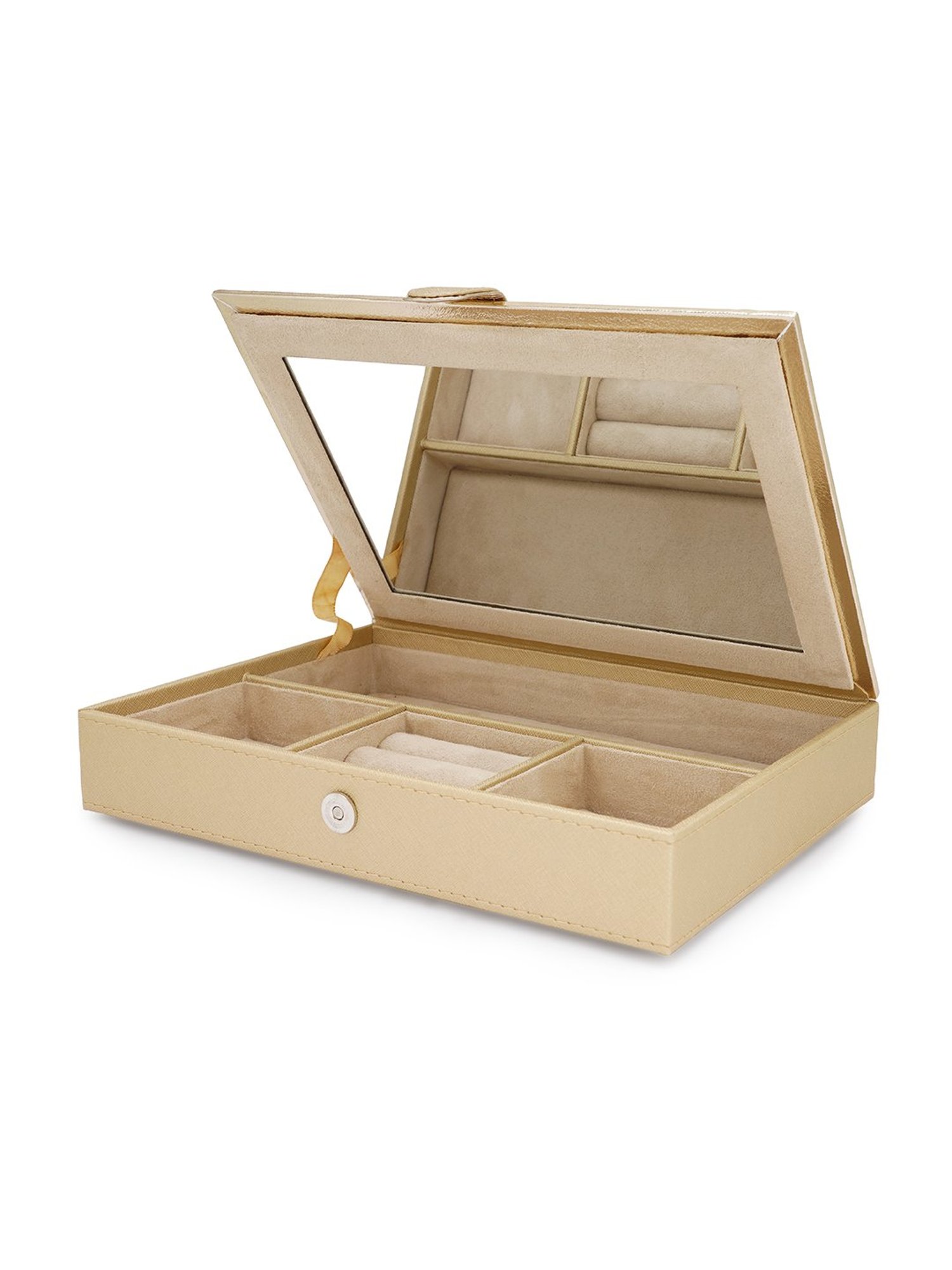 Pure Home and Living Gold MDF Solid Jewellery Organiser