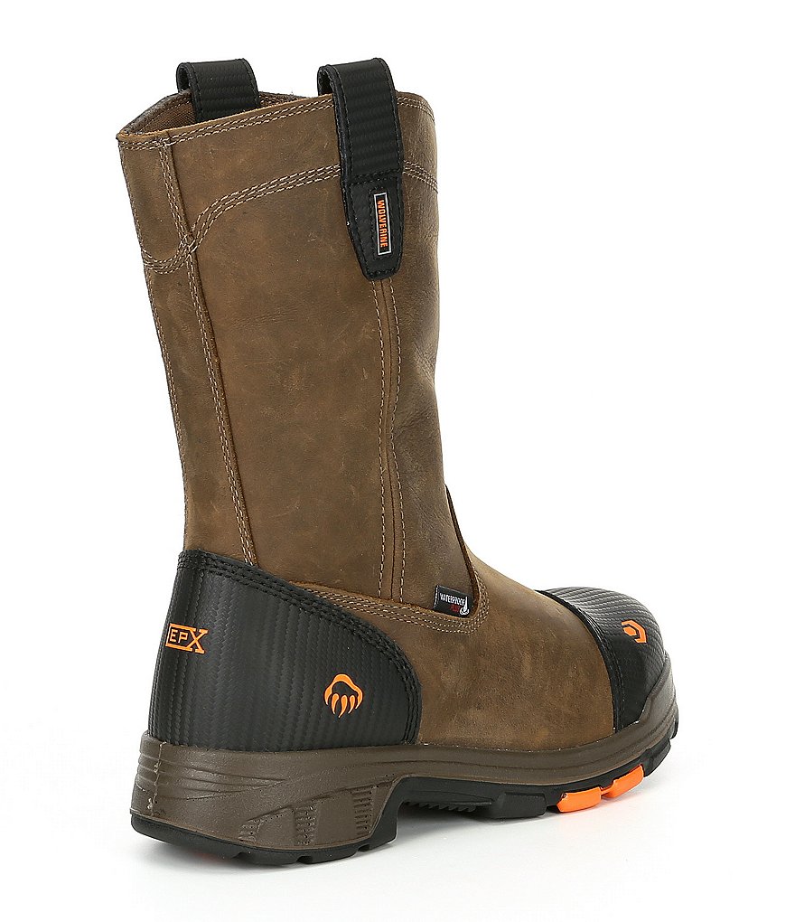 Wolverine Men's Blade LX 10#double; Composite Toe Waterproof Slip Resistant Work Boots