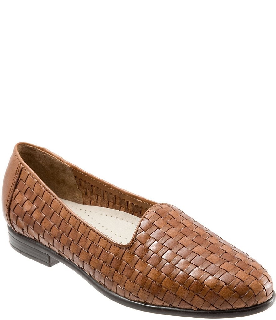 Trotters Liz Woven Leather Loafers