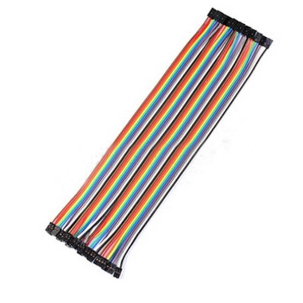 20pcs in Row Dupont Cable 20cm 2mm pitch female to female 2P to 2P wire NEW