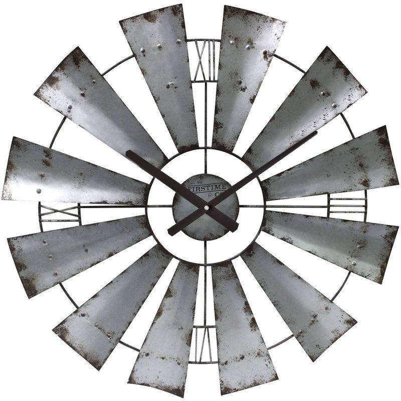 Farmhouse Windmill Wall Clock - FirsTime