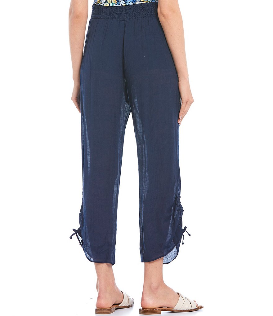 Angie High Rise Stripe Cargo Jogger Pants