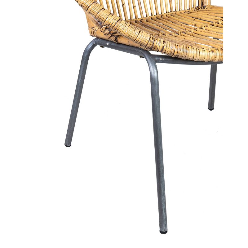 Louanne Rattan Occasional Chair Brown - East At Main