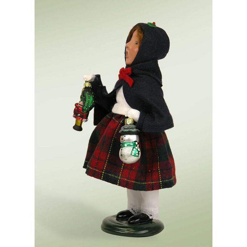 Byers Choice 9.5" Festive Seasons Market Family Girl Selling Glass Ornaments Christmas Figure