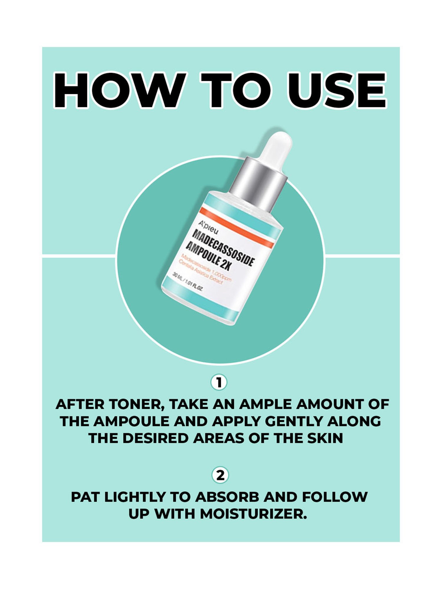 APIEU Madecassoside Ampoule 2X - 30 ml