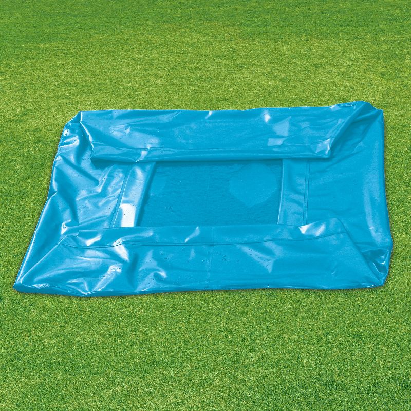 Summer Waves P30404122156 Outdoor Backyard Kids Toddler Baby Kiddie Swimming Pool, 4 x 4 x 1 Feet, Blue