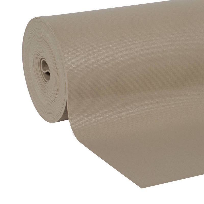Duck Solid Grip EasyLiner Non Adhesive Wire Shelf Liner, 20" x 22' Taupe