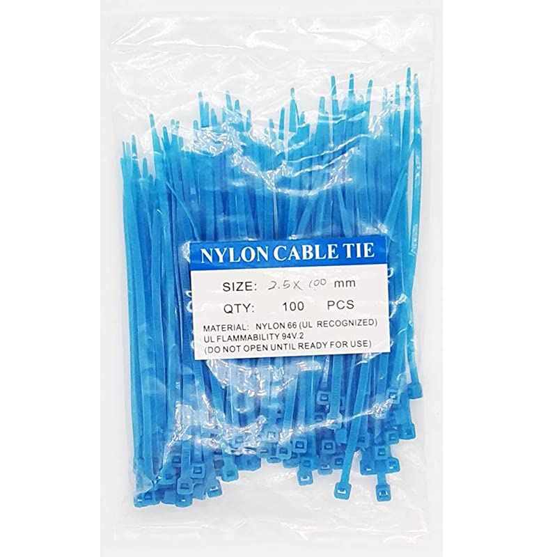 White Cable Zip Ties Premium Nylon Wire Management Ties 50 LB Tensile Strength 8 Inch White 1000 Pack