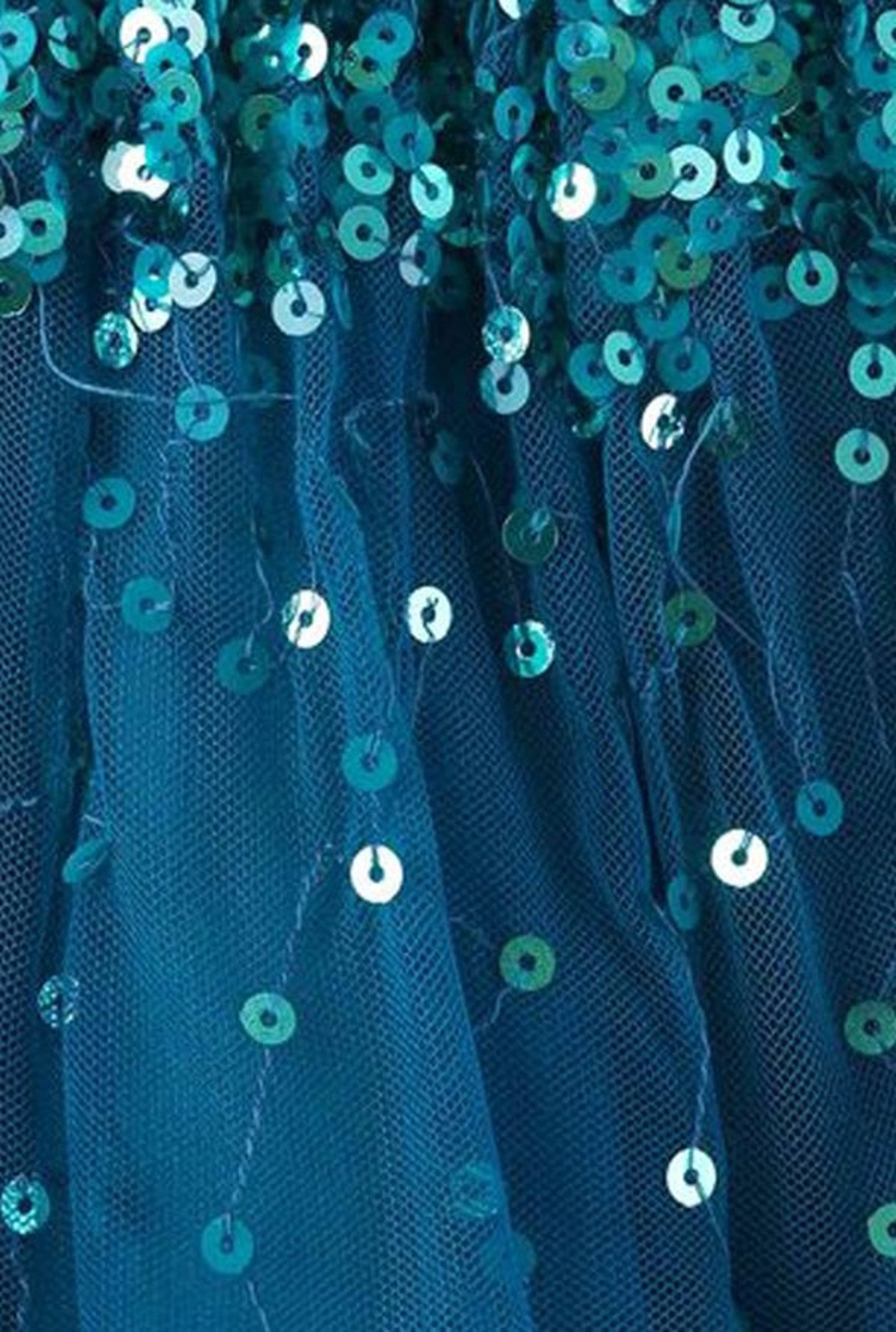 Cherry Crumble By Nitt Hyman Kids Turquoise Embellished Dress