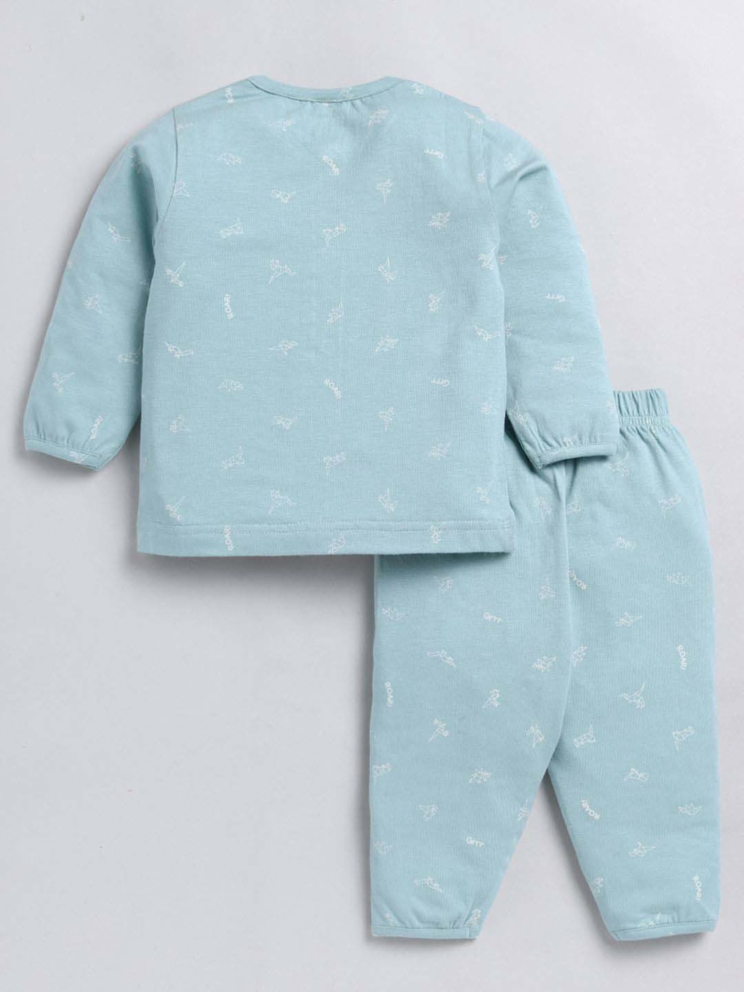 Clt.s Boys Light Blue Printed T-Shirt with Pants