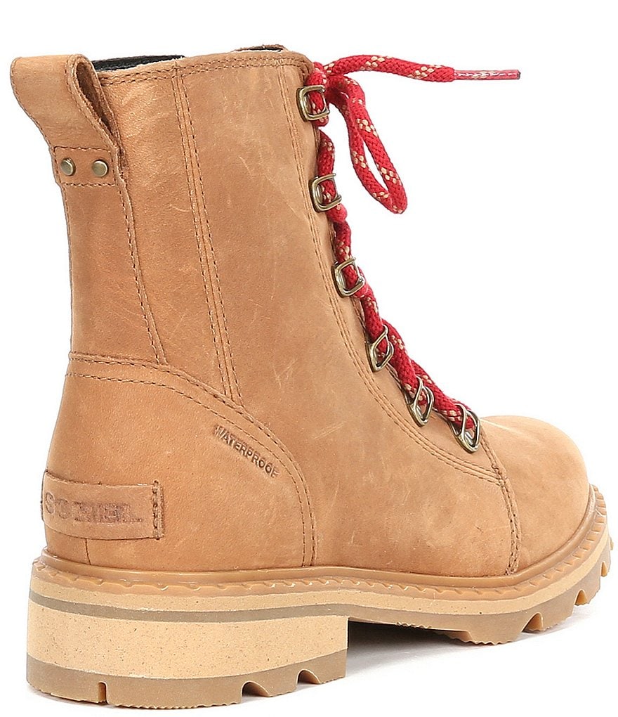 Sorel Lennox Waterproof Leather Lace-Up Booties