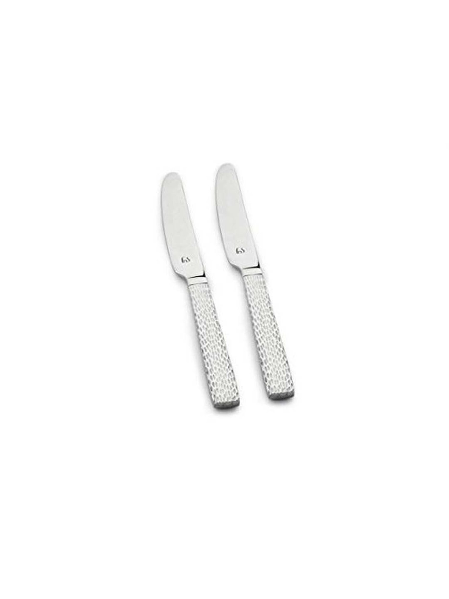 FnS Madrid Silver Stainless Steel Dinner Knife - Set of 2