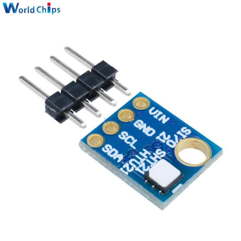 Si7021 GY-21 Module Industrial Humidity Sensor I2C IIC Interface Module For Arduino Low Power CMOS IC Module High Precision