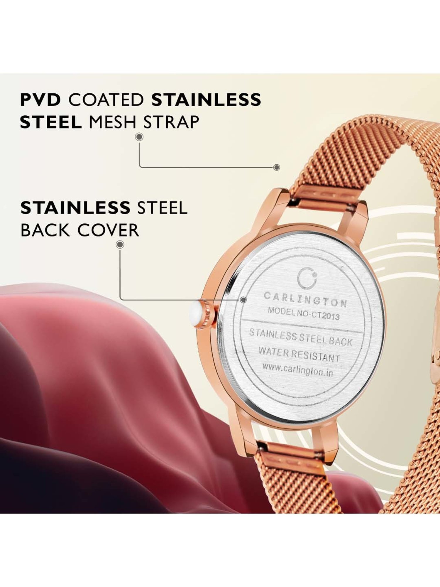 CARLINGTON CT 2013 Analog Watch for Women