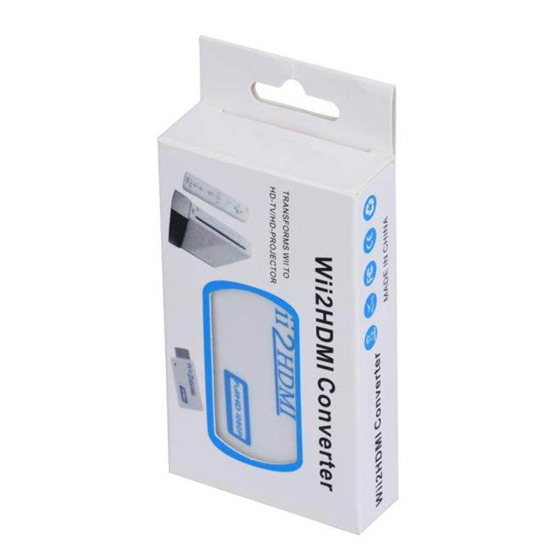 1080P Full HD HDMI Converter Adapter With 3.5 mm Audio Output For Wii 2 O.29