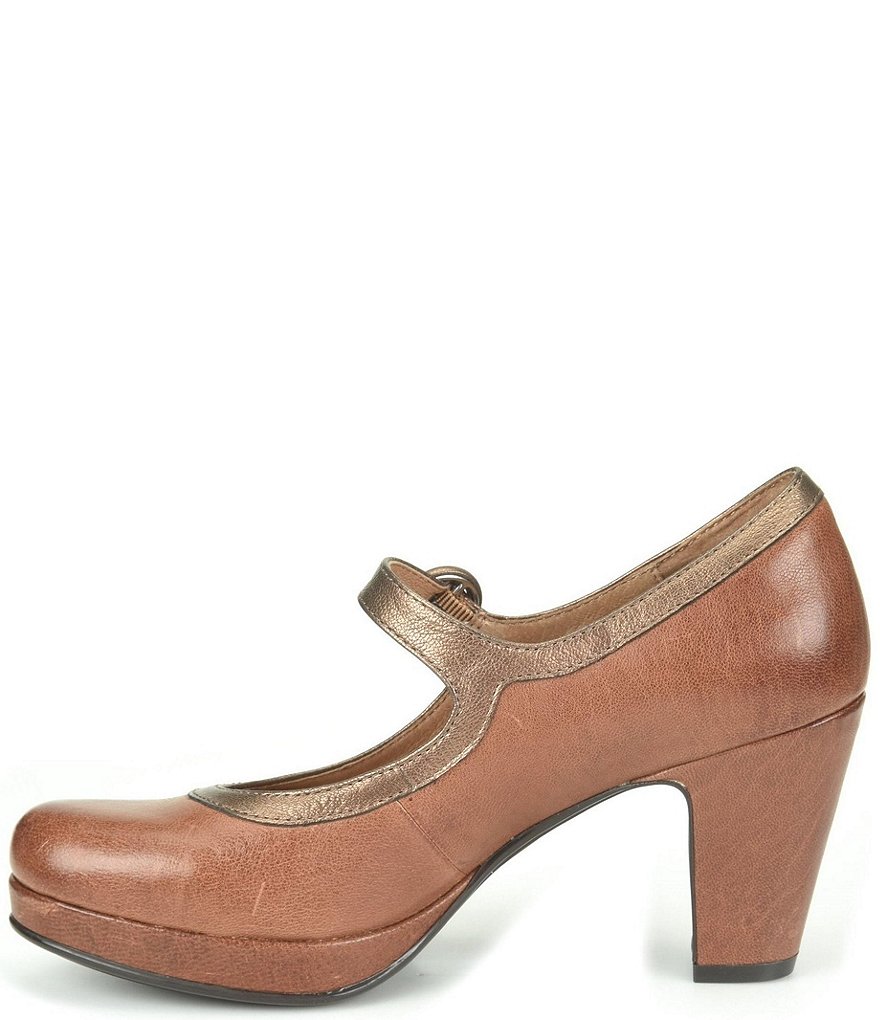 Sofft Grayling Leather Mary-Jane Pumps
