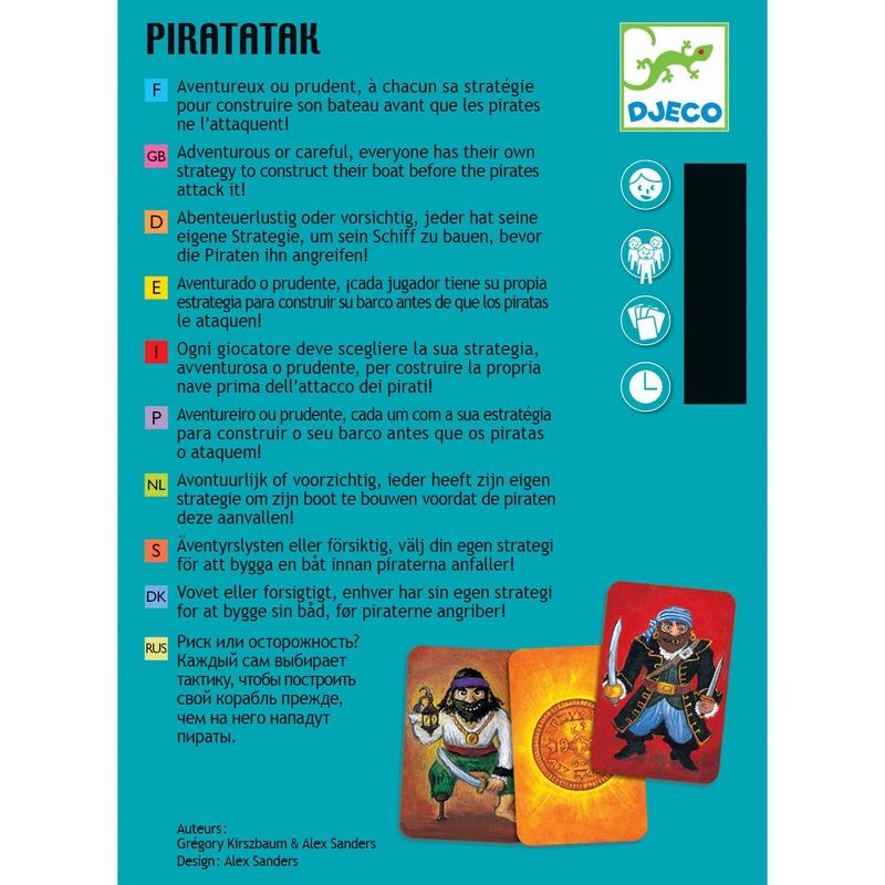 Asmodee Piratatak Card Game