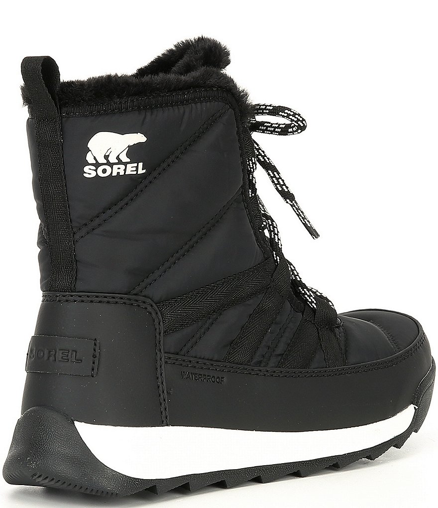 Sorel Whitney II Short Lace Nylon Waterproof Winter Booties