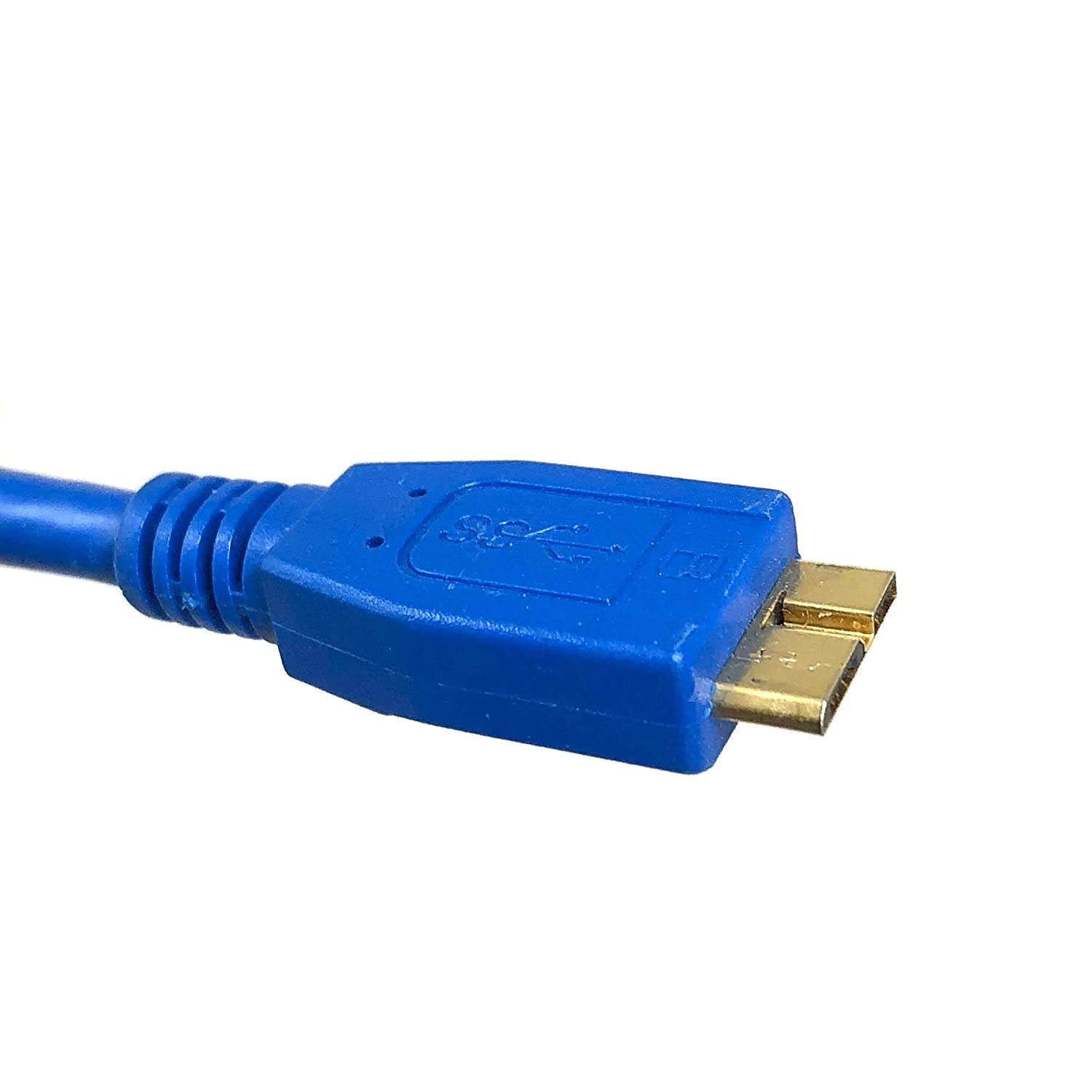 Micro Connectors E07-310AMB-BL 10 Feet Superspeed USB 3.0 Cable Type A to Micro B
