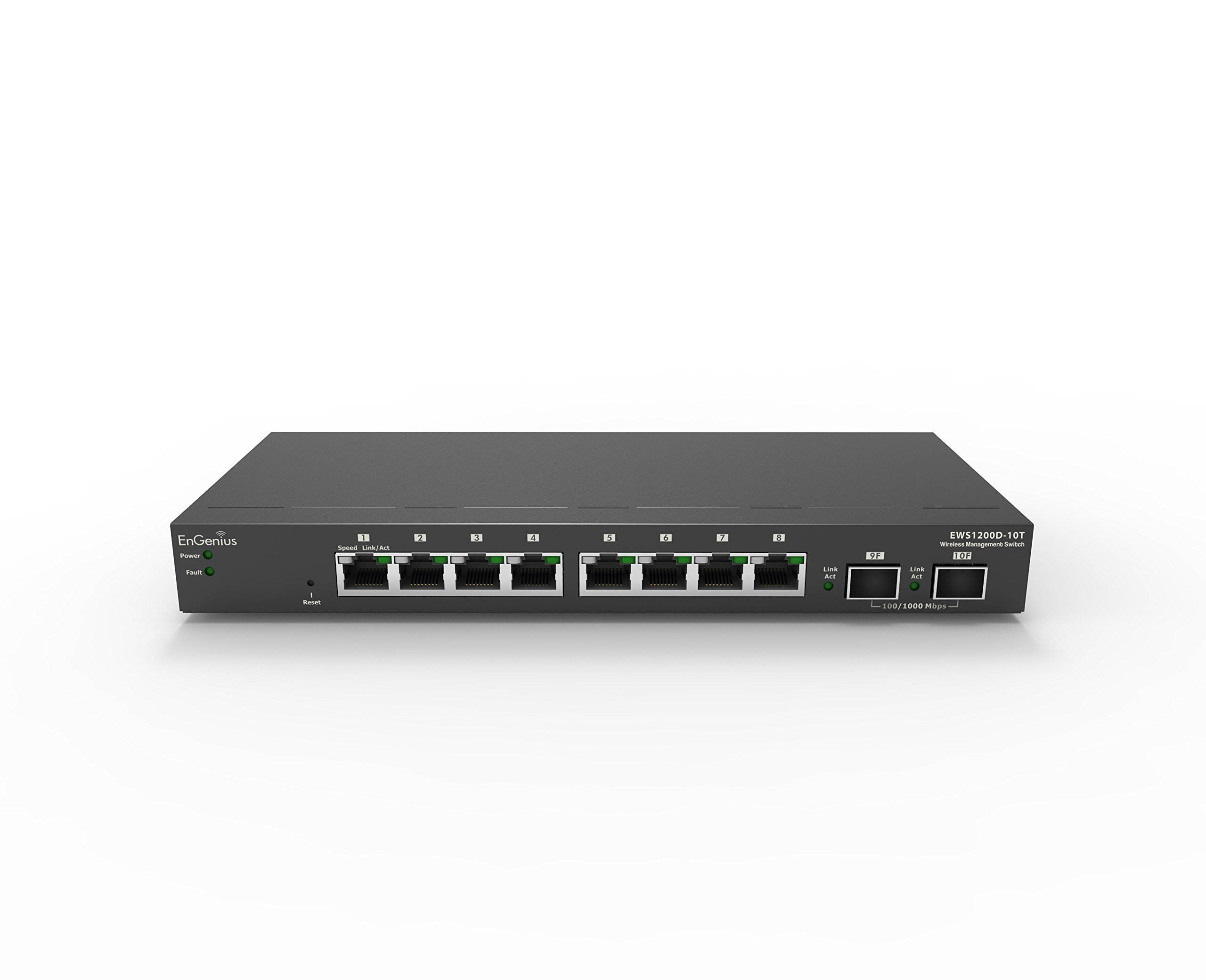 EnGenius Neutron EWS1200D-10T 8-Port Gigabit Managed Smart Switch